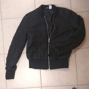 Satin bomber jacket